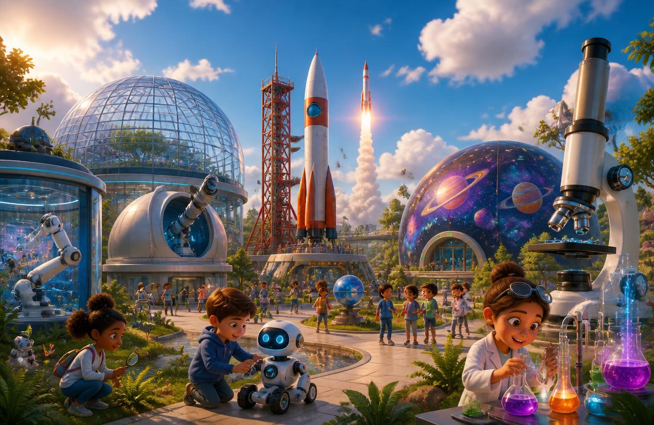 STEM Station illustrated world