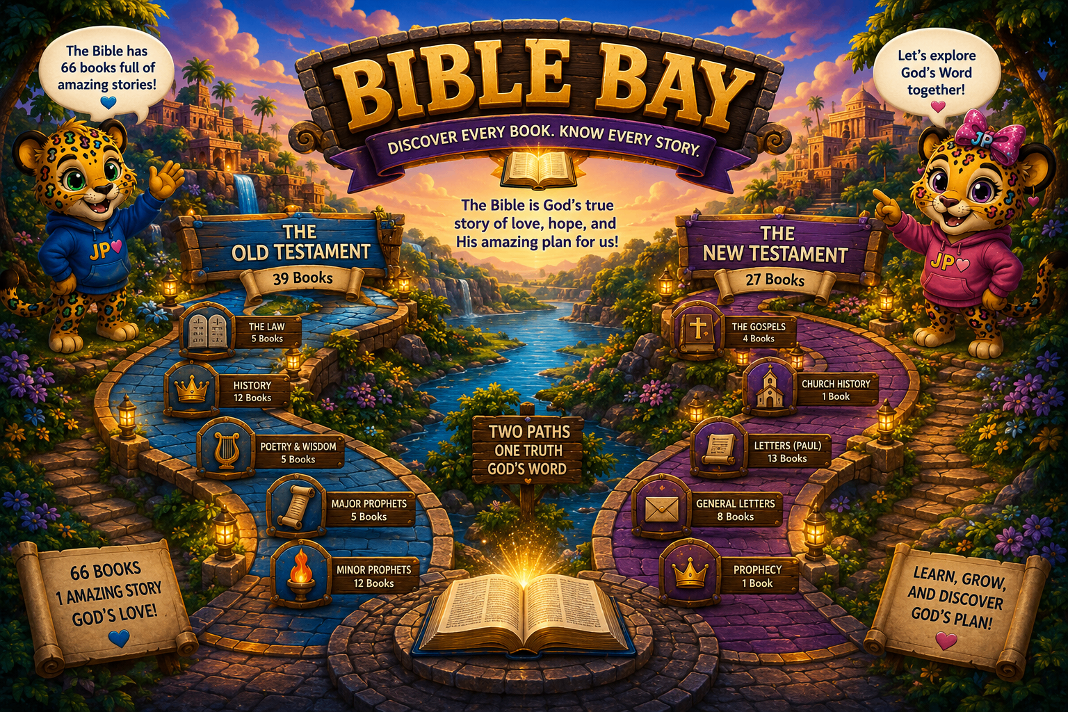 Bible Bay illustrated world